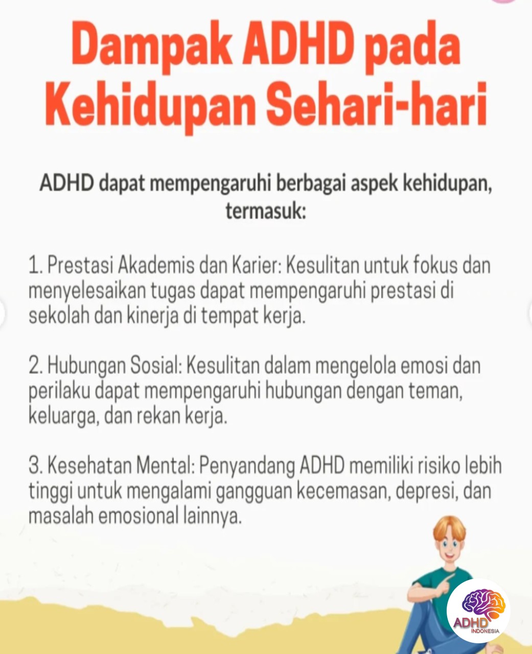 ADHD dan Hubungan Sosial Anak di Lingkungan Sekolah di Kabupaten Lampung Barat