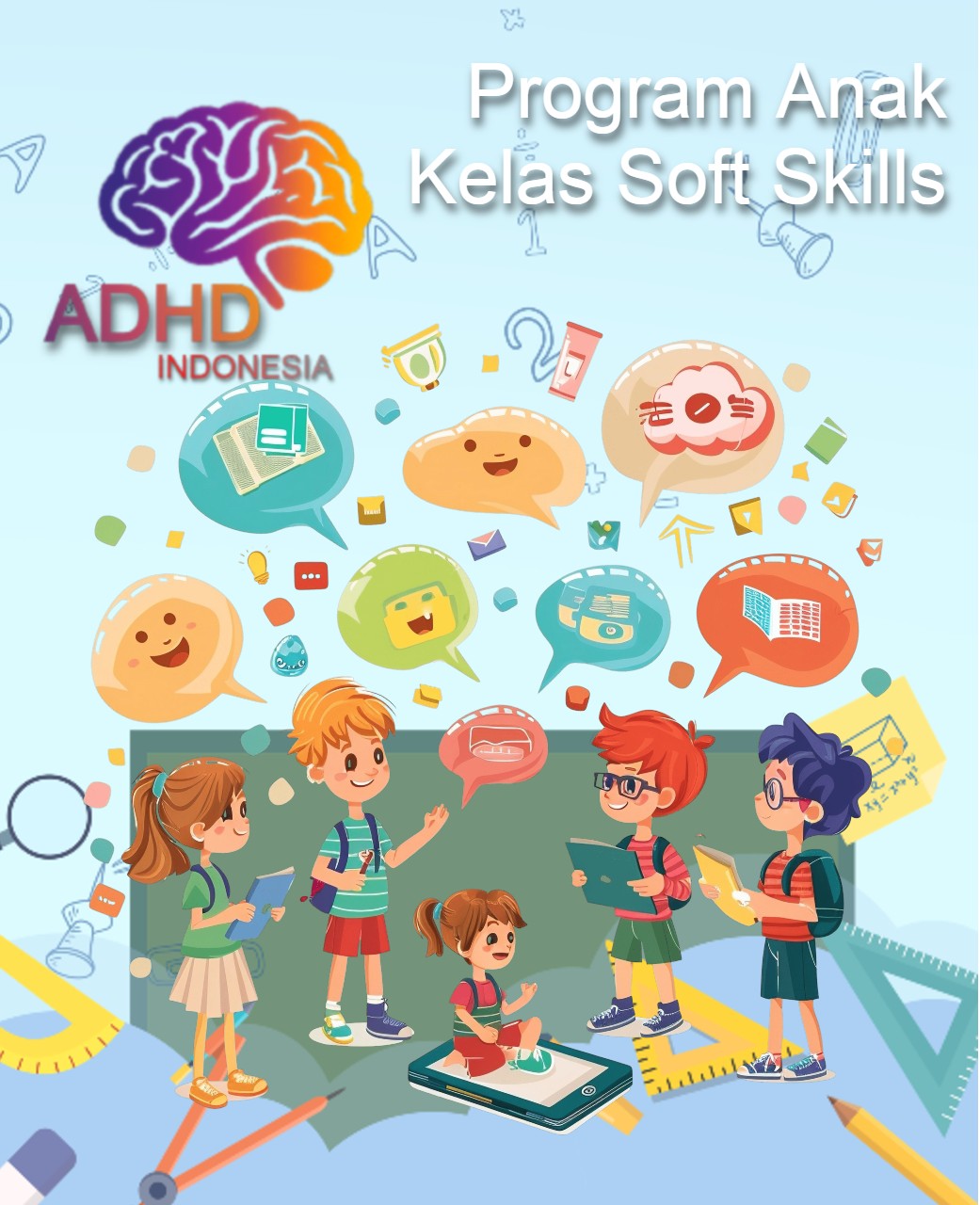 Program ADHD Indonesia Kabupaten Lampung Barat Kelas Soft Skills Anak ADHD
