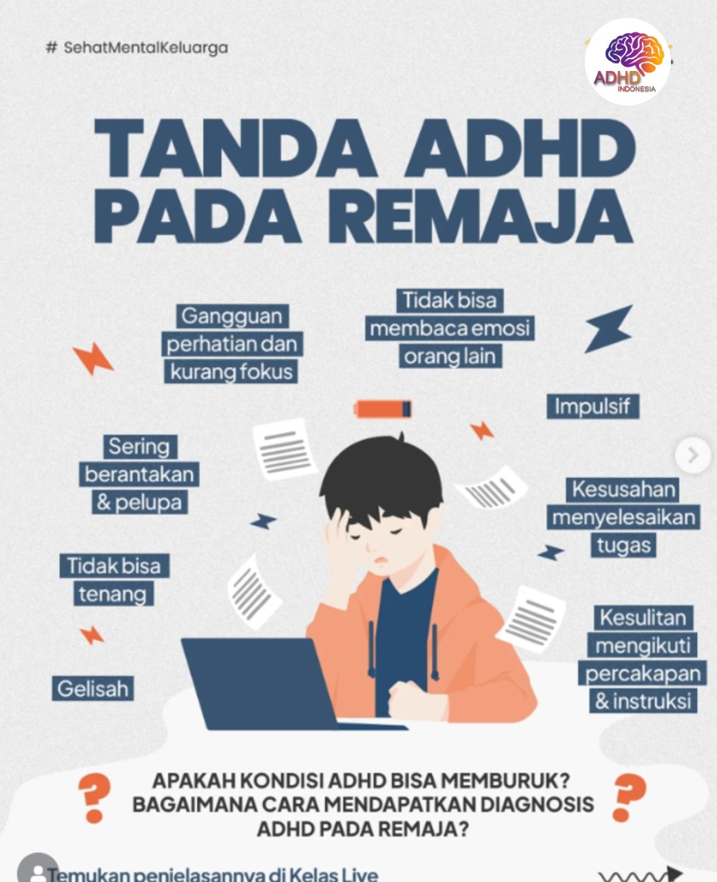 Screening ADHD Non-Diagnostik: Edukasi Awal bagi Orang Tua di Kabupaten Lampung Barat